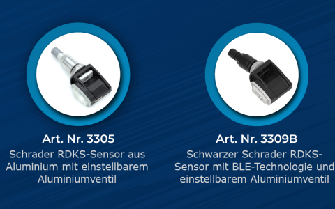 Schrader stellt neue OE-Ersatzsensoren für Mazda, Fiat und Tesla vor