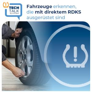 Fahrzeuge erkennen, die mit direktem RDKS ausgerüstet sind