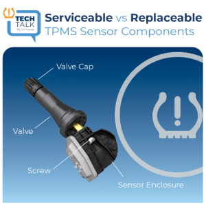 Serviceable vs Replaceable TPMS Components